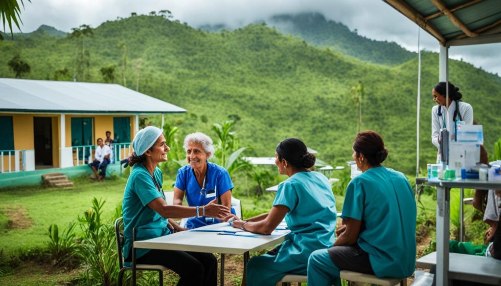 acceso a la atención médica en Timor Oriental