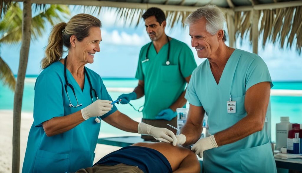 asistencia médica en Kiribati