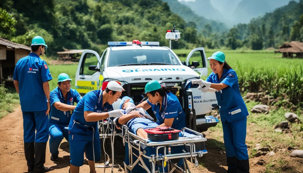 asistencia médica en Laos