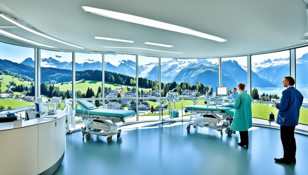 atención médica en Suiza