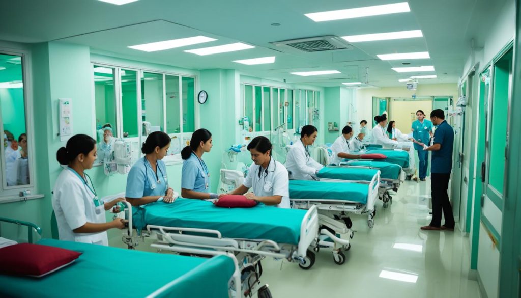hospitales en Yangon