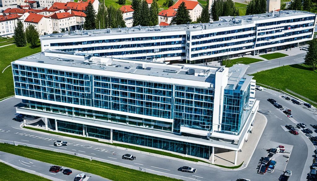 infraestructura hospitalaria en Eslovaquia