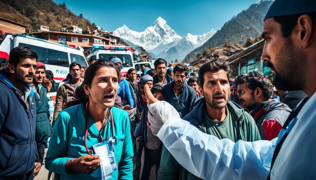 urgencias médicas en Nepal