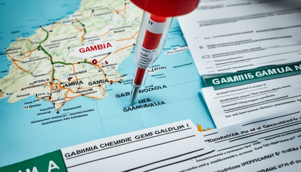 requisitos de vacunación para viajar a Gambia